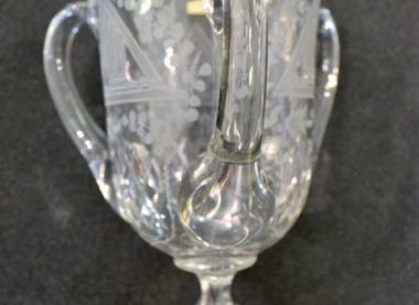 Engraved  Tyg cup with Masonic symbols