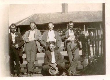 Local Workman- by Arms Houses in Brisley
