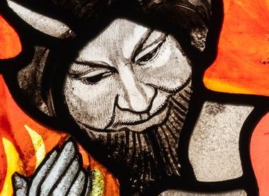 Edward Woore - The Devil taken from the Genesis Window