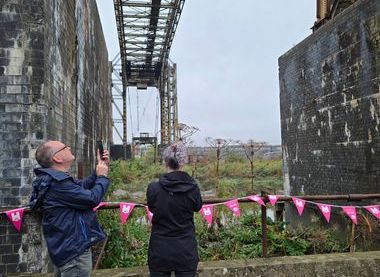 Some branding on the bridge