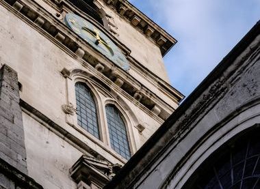 St Clement Danes church tower