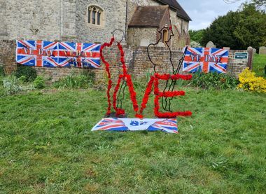 VE Day display