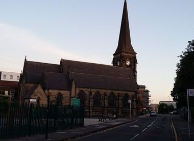 Christ Church from Shieldfield Green