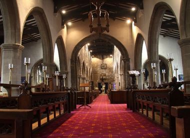 St Cuthbert's Church, Billingham  - view from inside of the church