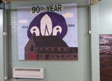 Inside 250th Manchester St. Mary's Scout Hut