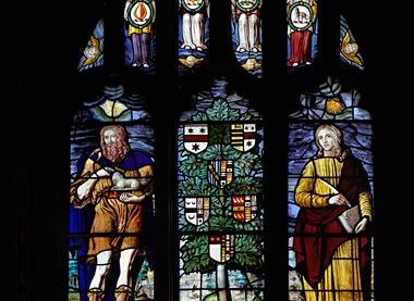East window , St Marys Lydiard Tregoze 