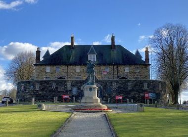 The War Memorial in front of Bodmin Keep