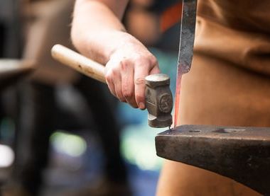 Blacksmithing at Rowhurst Forge    Photo Rachel Thornhill Photography