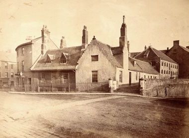 Berwick Record Office ( BRO 17) - Late 19th century photograph of the site of the medieval Maison Dieu