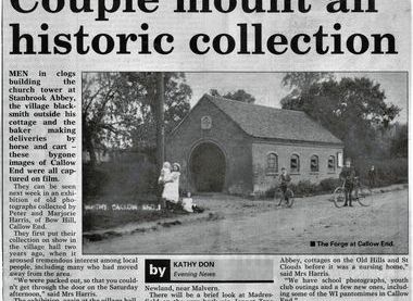 Worcester news archive-Boxes of press cutting folders
