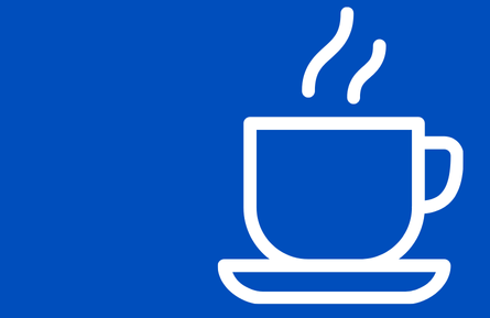 Graphic icon - Coffee cup.