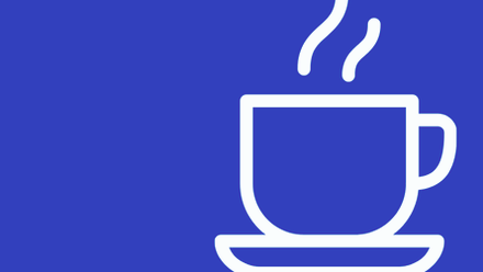 Graphic icon - Coffee cup.