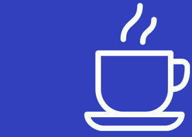 Graphic icon - Coffee cup.