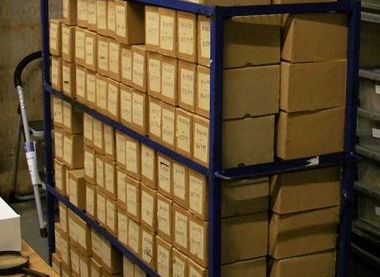500 boxes of b/w negatives within the archives