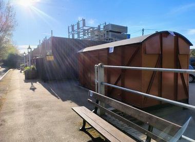 The platform at Smallford Station