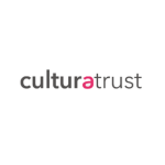 Logo showing the text "Cultura Trust" with a pink A